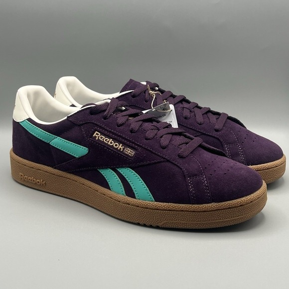 Reebok Other - Reebok Club C Grounds UK Purple Teal Retro Shoes - Men's Size 11 NEW
